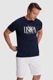 USPA Men Polo Shirt SCH Out Door Navy VR059 USTSM074 US Polo Assn.