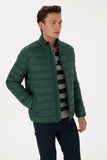 USPA Men Jacket Quilted F/S Dark Green VR079 USPJK172 US POLO ASSN.