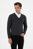 USPA Men Jumper V/NeckAnthracite VR081 USPJR408 US POLO ASSN.