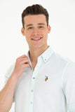 USPA Shirt Men Nile VR083 USPSH337 Regular Button Down Full Sleeve US Polo Assn.