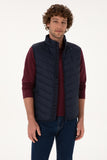 USPA Men Vest S/L Duck Feather Navy VR033 USPJK167 US POLO ASSN.