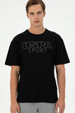 USPA Men T-Shirt USPA Big Logo Black VR046 USTSM067 US POLO ASSN.