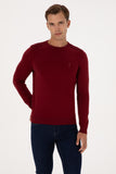 USPA Men Jumper R/Neck Bordeaux VR014 USPJR394 US POLO ASSN.