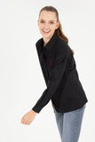 USPA Shirt Women Black VR046 USSHW043 Slim US Polo Assn.