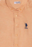 U.S. Polo Assn. Boys Shirt Rust VR031 USSHK003