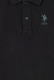 USPA Boys Polo Black VR046 USPOK047