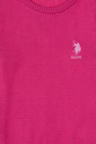 USPA Girl Jumper Round/Neck Pink VR041 USPJR402 US POLO ASSN.