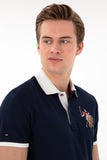 USPA Men Polo Navy VR033 USPOM311 Regular Multi Color Horse U.S. Polo Assn.