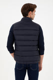 USPA Men Jacket Vest Quilted S/L Navy VR033 USPJK143 US POLO ASSN.