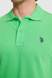 USPA Men Polo Shirt SCH  Light Green VR092 USPOM339 US Polo Assn.
