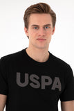 USPA Men T-Shirt USPA Big Logo Black VR046 USTSM069 US POLO ASSN.