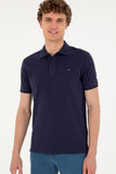 USPA Polo Shirt Men Navy VR033 USPOM272 USPA LOGO US POLO ASSN.