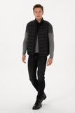 USPA Men Vest S/L Duck Feather Black VR046 USPJK161 US POLO ASSN.
