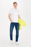 US Polo Assn. White Men Polo Shirt SCH VR013 USPOM172 USPA