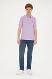 US Polo Assn. Lilac Men Polo Shirt SCH VR034 USPOM211 USPA