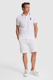 USPA Men Polo Shirt BP#3 USPA White VR013 USPOM352 US Polo Assn.