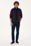 USPA Men Vest S/L Duck Feather Navy VR033 USPJK167 US POLO ASSN.