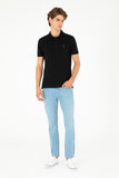 USPA Polo Shirt Men Black VR046 USPOM260 USPA LOGO US POLO ASSN.