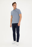 USPA Polo Shirt Men Indigo VR028 USPOM256 USPA LOGO US POLO ASSN.