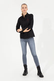 USPA Shirt Women Black VR046 USSHW043 Slim US Polo Assn.