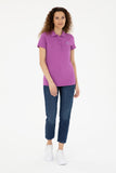 USPA Polo Shirt Women Purple VR038 USPOW067 SCL US Polo Assn.