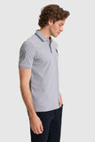 USPA Men Polo Shirt BP#3 USPA Grey Melange VR086 USPOM355 US Polo Assn.