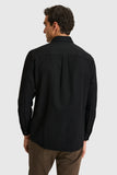 USPA Men Shirt Gox R F/S Black VR046 USPSH387 US Polo Assn.