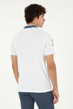 USPA Men Polo Shirt USPA Big Logo White VR013 USPOM269 US POLO ASSN.