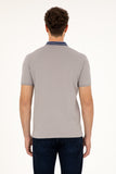 USPA Men Polo Shirt USPA Big Logo Dark Grey VR080 USPOM270 US POLO ASSN.