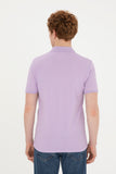 USPA Polo Shirt Men Lilac VR034 USPOM211 Single Color Horse US Polo Assn.