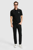 USPA Men Polo Shirt BP#3 USPA Black VR046 USPOM351 US Polo Assn.
