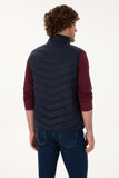 USPA Men Vest S/L Duck Feather Navy VR033 USPJK167 US POLO ASSN.
