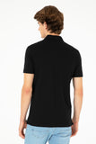 USPA Polo Shirt Men Black VR046 USPOM260 USPA LOGO US POLO ASSN.