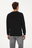 USPA Men Sweatshirt USPA Logo Black VR046 USPSS172 US POLO ASSN.