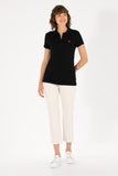 USPA Polo Shirt Women Black VR046 USPOW070 SCL US Polo Assn.