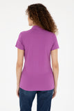 USPA Polo Shirt Women Purple VR038 USPOW067 SCL US Polo Assn.