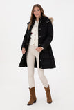 USPA Women Over Coat F/S Black VR046 USPJK169 US POLO ASSN.