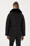 USPA Women Over Coat F/S Black VR046 USPJK181 US POLO ASSN.