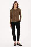 USPA Women Cardigan Buttons Khadi VR027 USPCN085 US POLO ASSN.