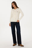 USPA Women Cardigan Buttons Pearl VR256 USPCN080 US POLO ASSN.