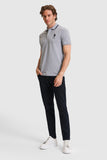 USPA Men Polo Shirt BP#3 USPA Grey Melange VR086 USPOM355 US Polo Assn.