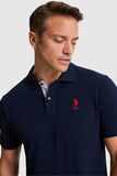 USPA Men Polo Shirt SCH Navy VR033 USPOM349 US Polo Assn.