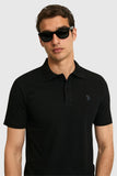 USPA Men Polo Shirt SCH Black VR046 USPOM340 US Polo Assn.