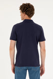 USPA Polo Shirt Men Navy VR033 USPOM272 USPA LOGO US POLO ASSN.