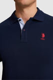 USPA Men Polo Shirt SCH Navy VR033 USPOM349 US Polo Assn.