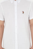 US Polo Assn. White Men Shirt VR013 USPSH315 USPA