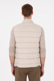 USPA Men Vest Quilted S/L Stone VR049 USPJK155 US POLO ASSN.