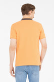 USPA Polo Shirt Men Orange VR051 USPOM219 Big Pony Logo Number 3 US Polo Assn.