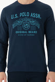 USPA Men Sweatshirt USPA Big Logo Navy VR033 USPSS170 US POLO ASSN.