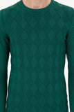 USPA Men Jumper R/Neck Boxes VR079 Dark Green USPJR355 US POLO ASSN.